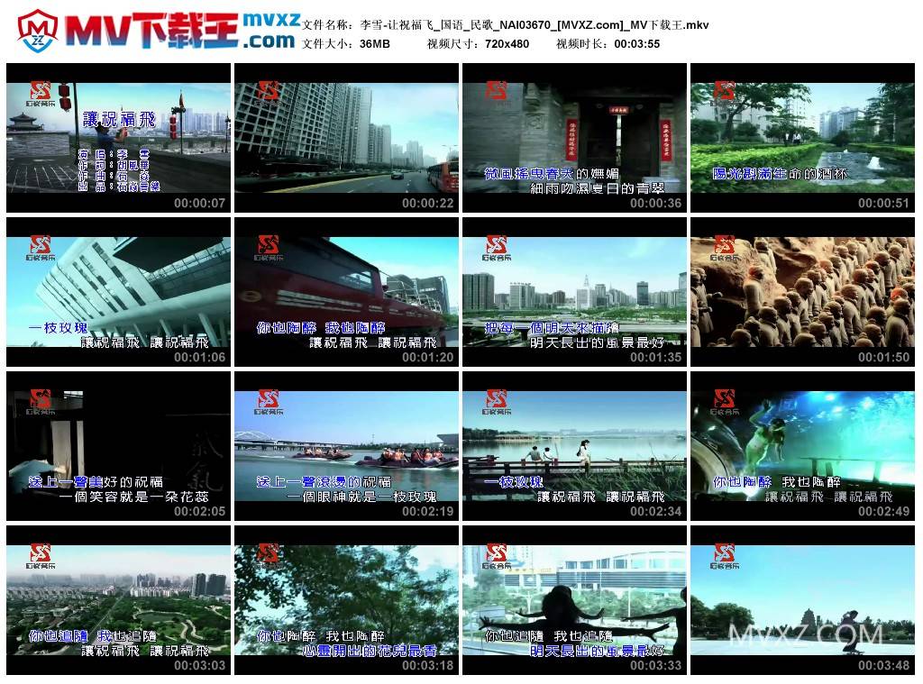 李雪-让祝福飞_国语_民歌_NAI03670